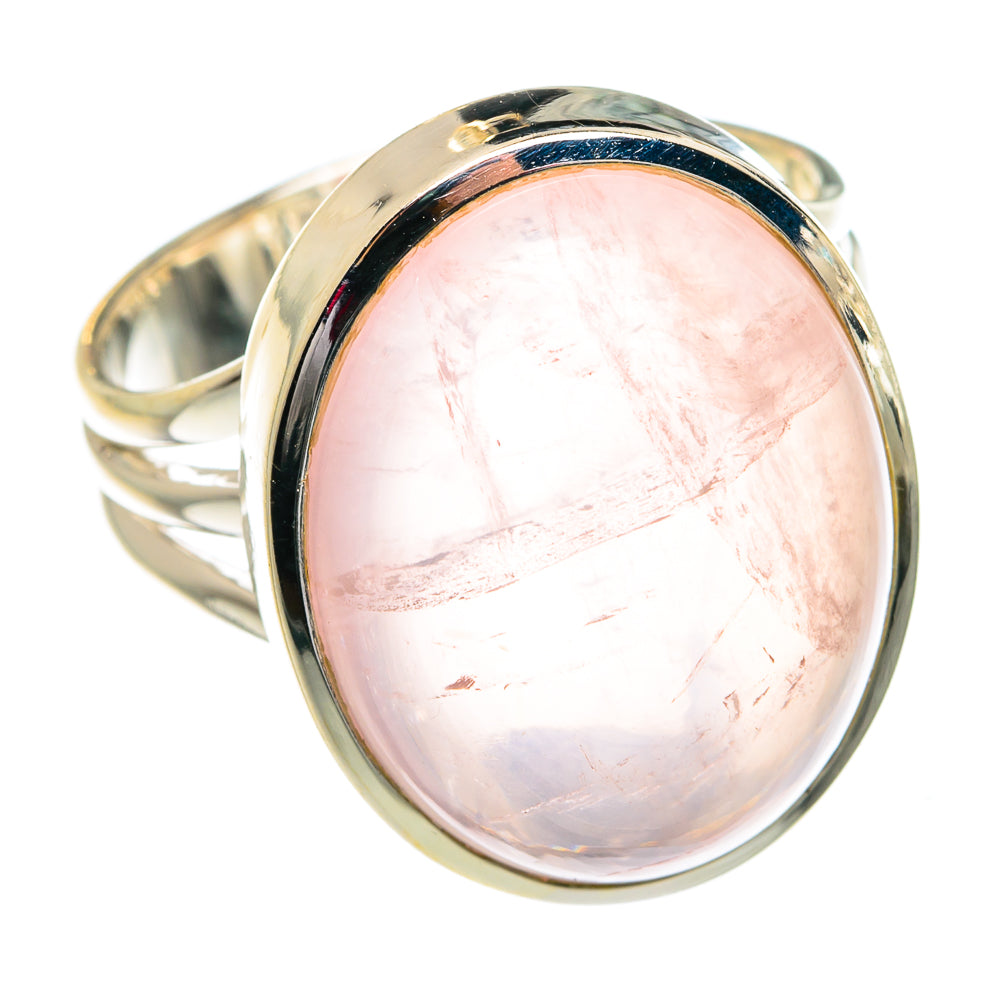 Rose Quartz Rings handcrafted by Ana Silver Co - RING77462