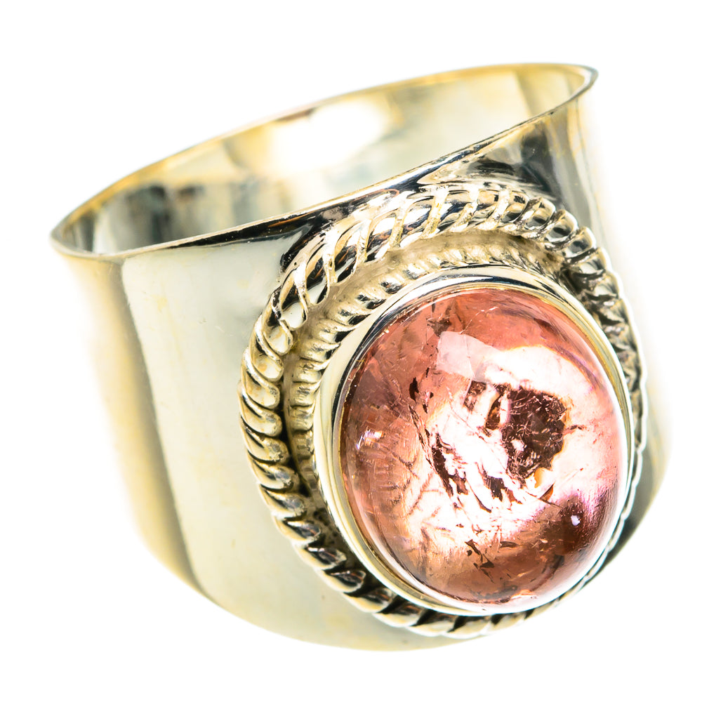 Pink Tourmaline Rings handcrafted by Ana Silver Co - RING77495