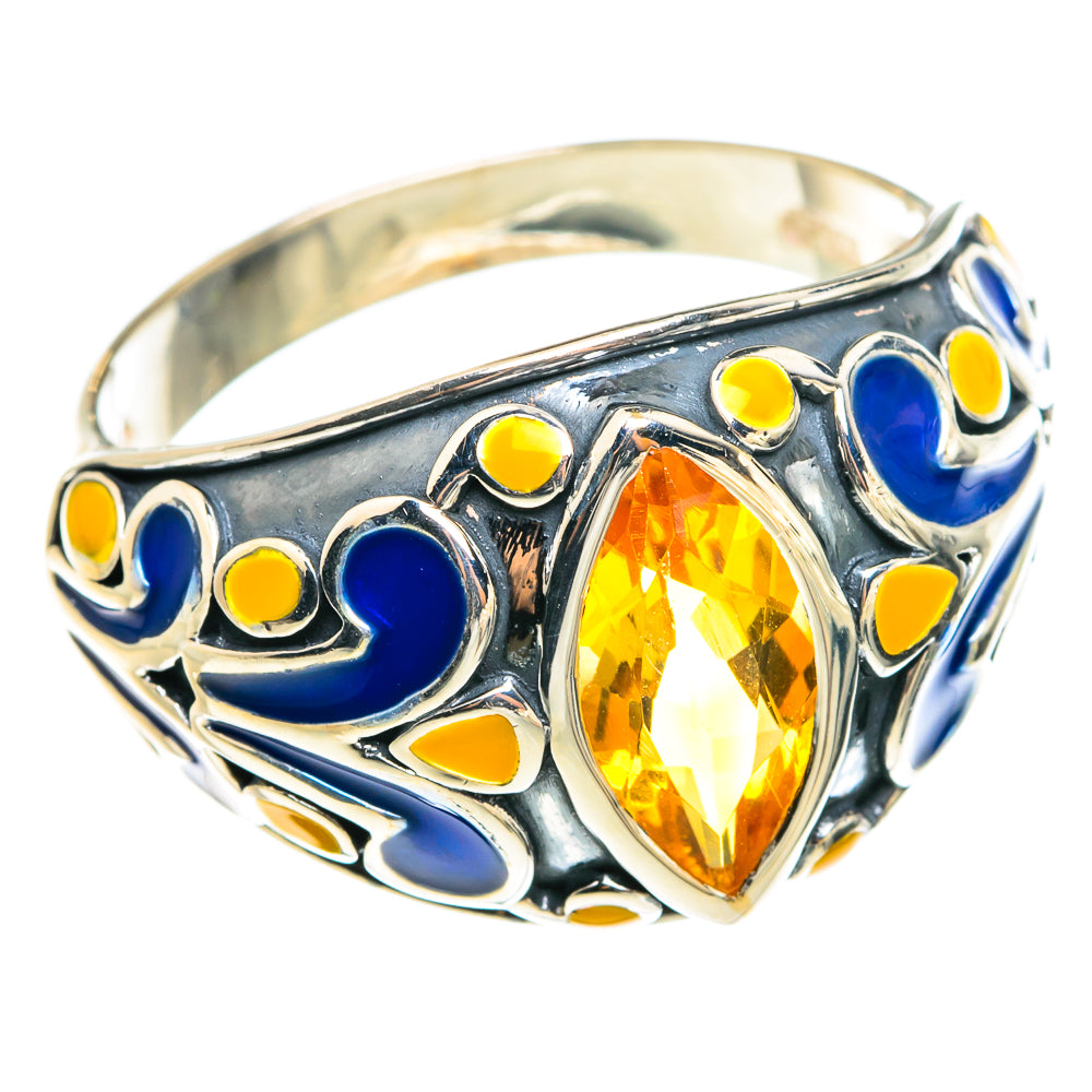 Citrine Rings handcrafted by Ana Silver Co - RING77509