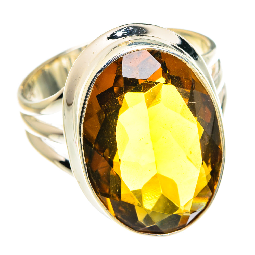 Mandarin Citrine Rings handcrafted by Ana Silver Co - RING77521