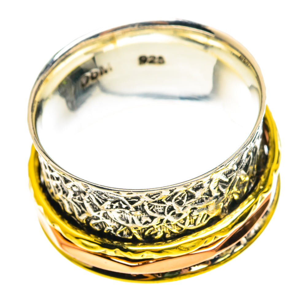 Meditation Spinner Rings handcrafted by Ana Silver Co - RING77567 - Photo 2