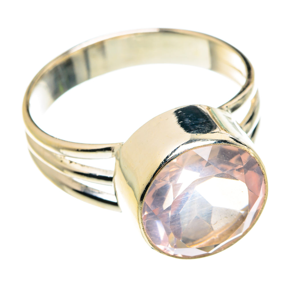 Rose Quartz Rings handcrafted by Ana Silver Co - RING77589