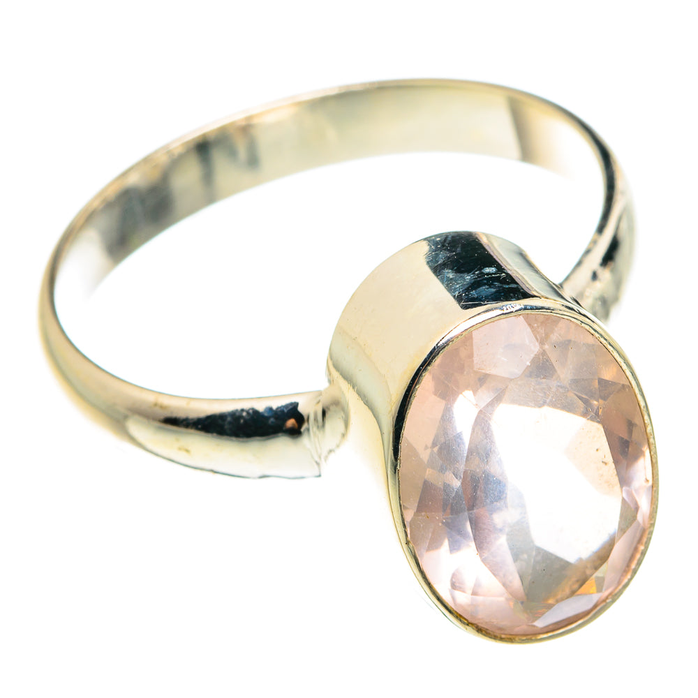 Rose Quartz Rings handcrafted by Ana Silver Co - RING77623