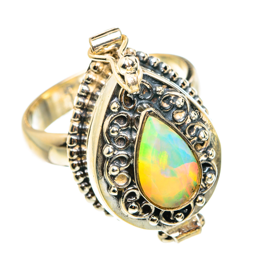 Ethiopian Opal Rings handcrafted by Ana Silver Co - RING77639