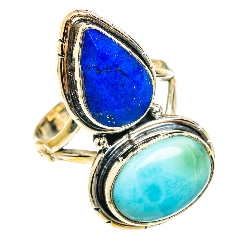 Larimar Rings handcrafted by Ana Silver Co - RING77650