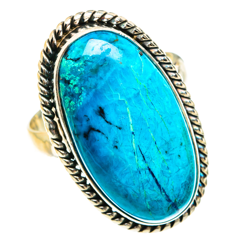 Chrysocolla Rings handcrafted by Ana Silver Co - RING77653