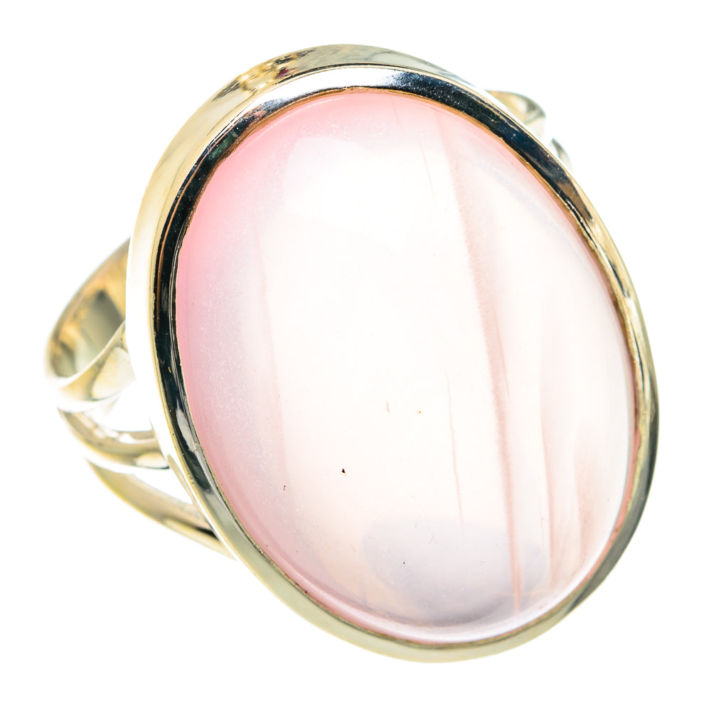 Rose Quartz Rings handcrafted by Ana Silver Co - RING77668
