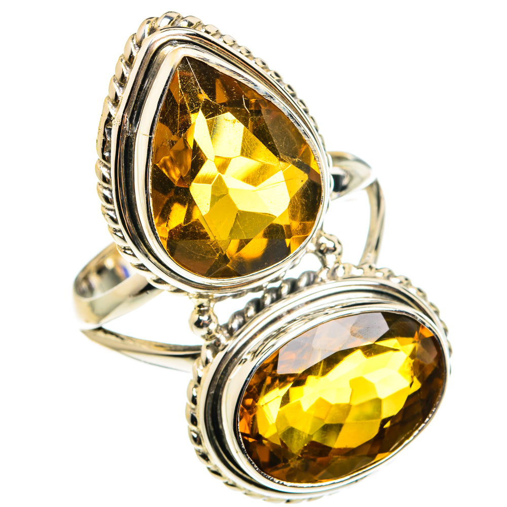 Mandarin Citrine Rings handcrafted by Ana Silver Co - RING77709