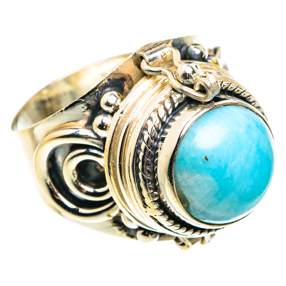 Larimar Rings handcrafted by Ana Silver Co - RING77731