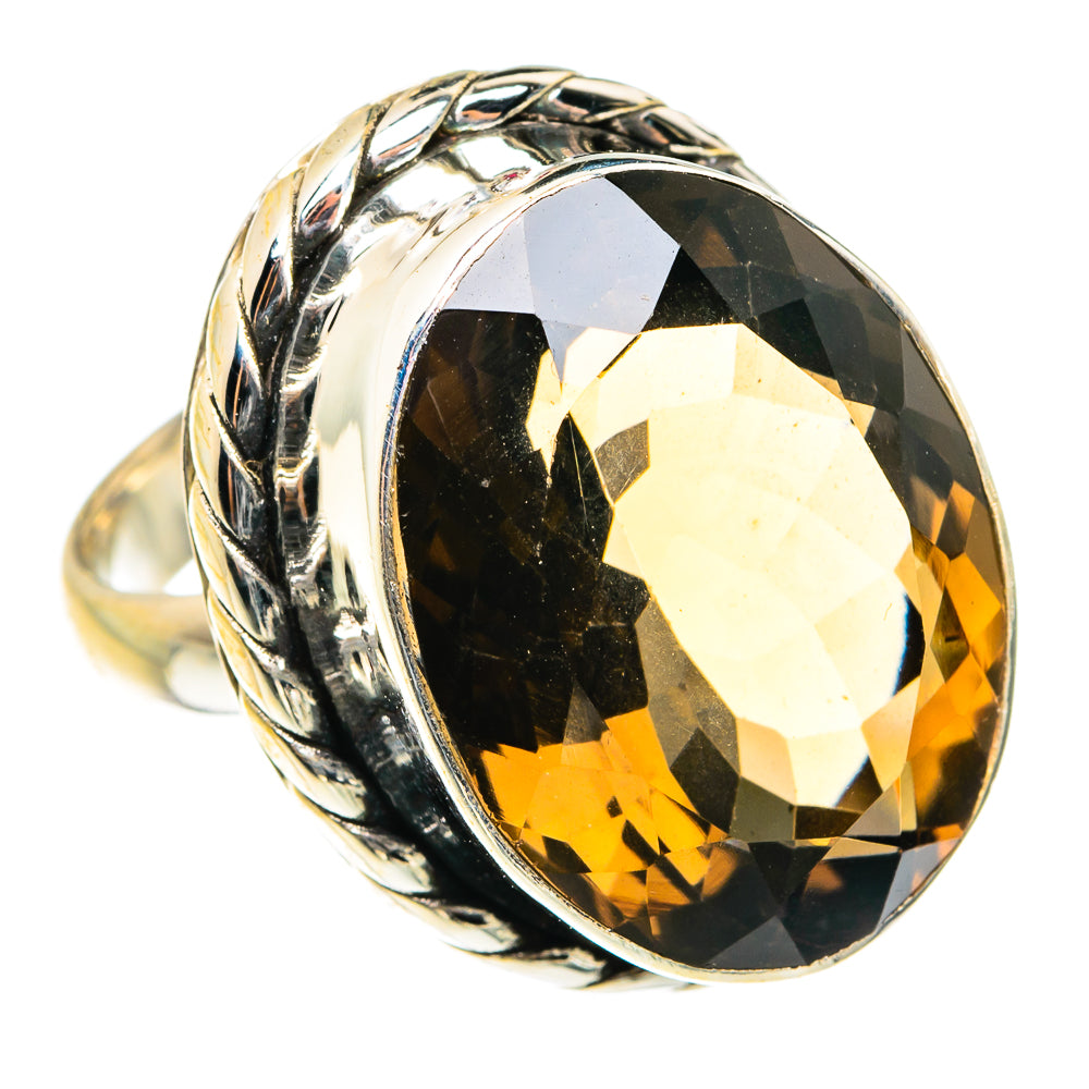 Smoky Quartz Rings handcrafted by Ana Silver Co - RING77739