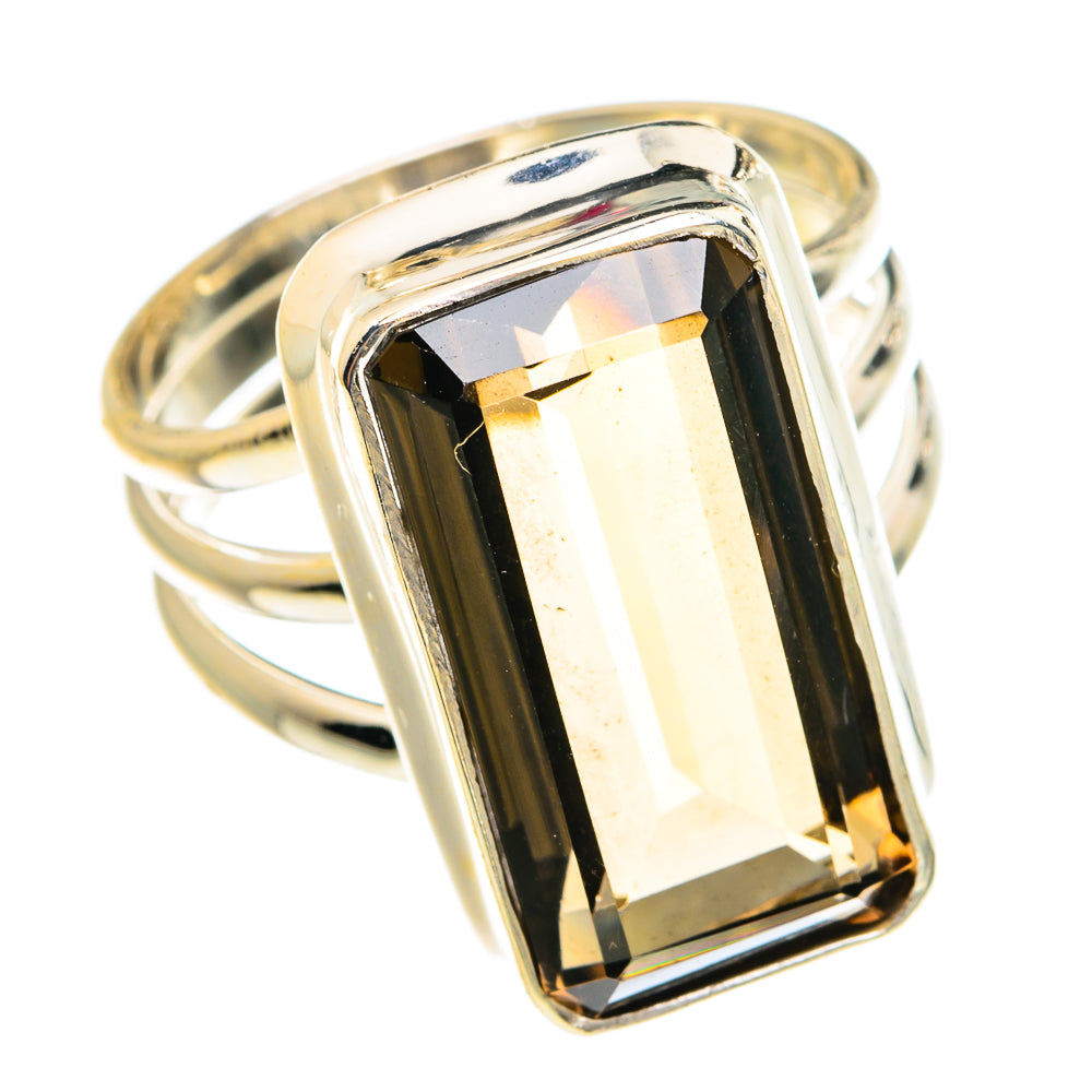 Smoky Quartz Rings handcrafted by Ana Silver Co - RING77744