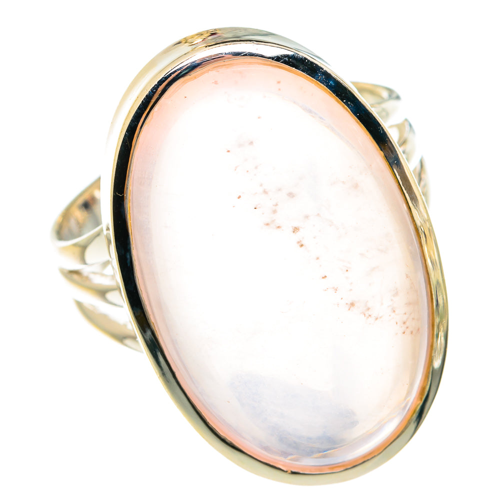 Rose Quartz Rings handcrafted by Ana Silver Co - RING77862