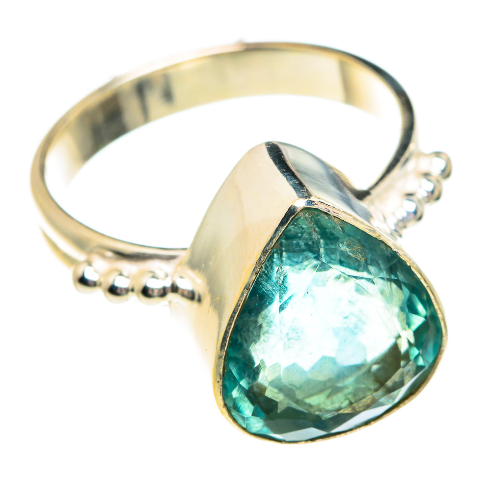 Blue Fluorite Rings handcrafted by Ana Silver Co - RING77884