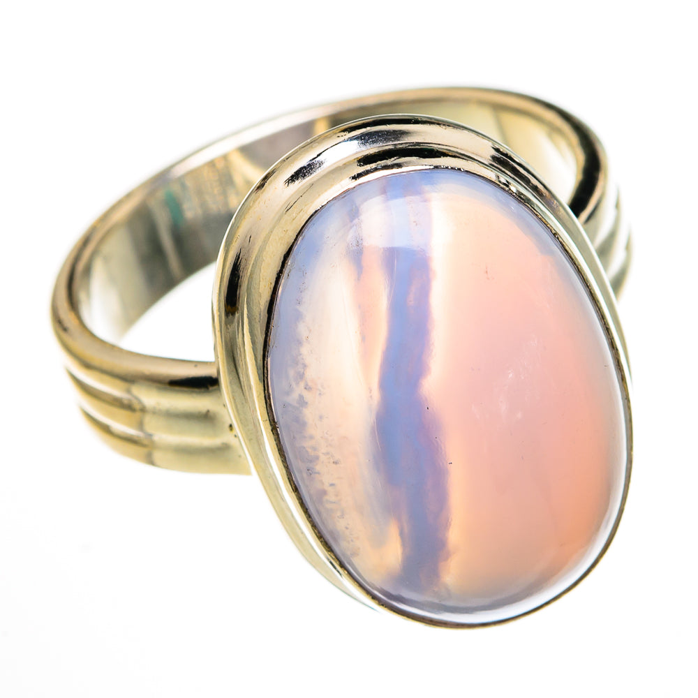 Blue Lace Agate Rings handcrafted by Ana Silver Co - RING77903