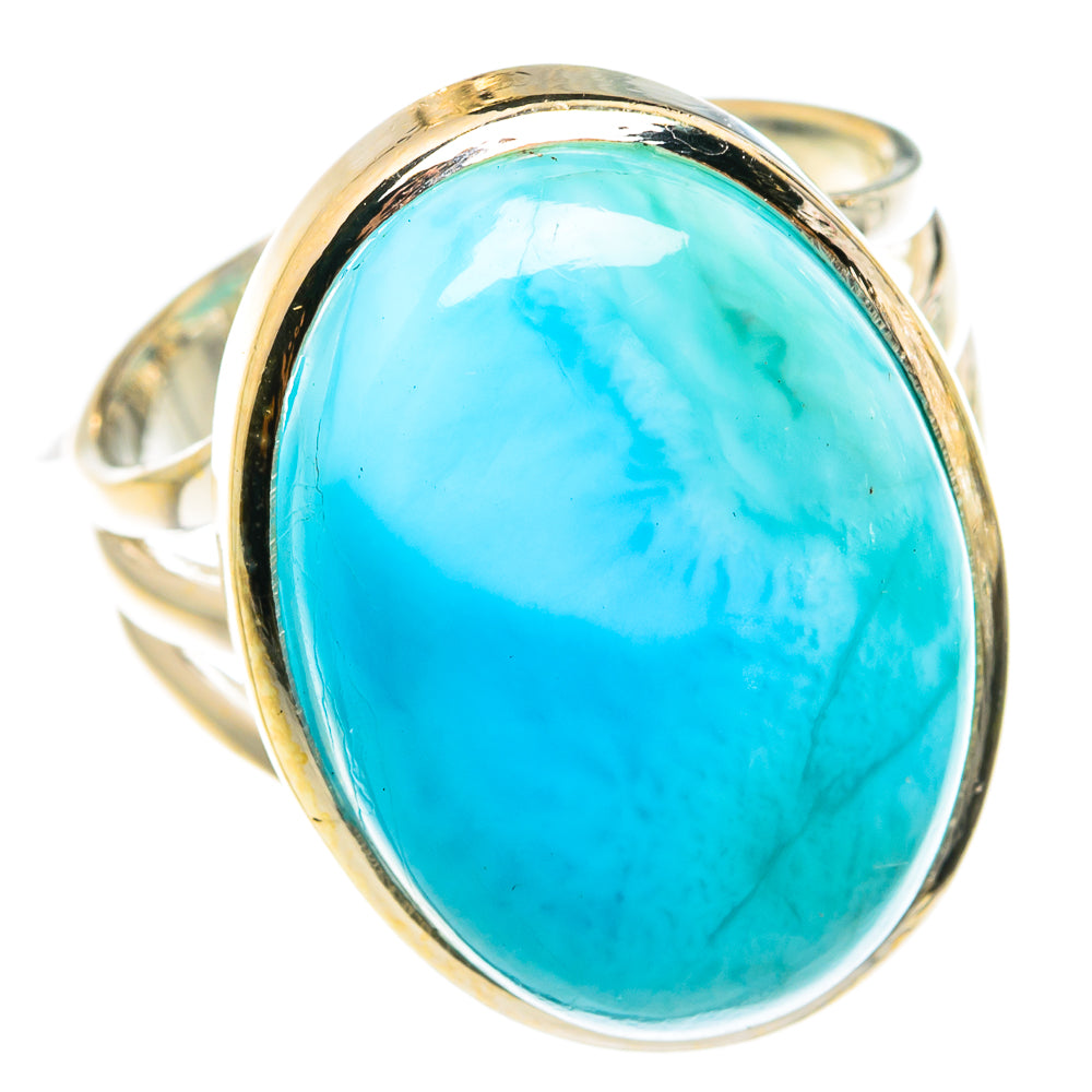 Larimar Rings handcrafted by Ana Silver Co - RING77913
