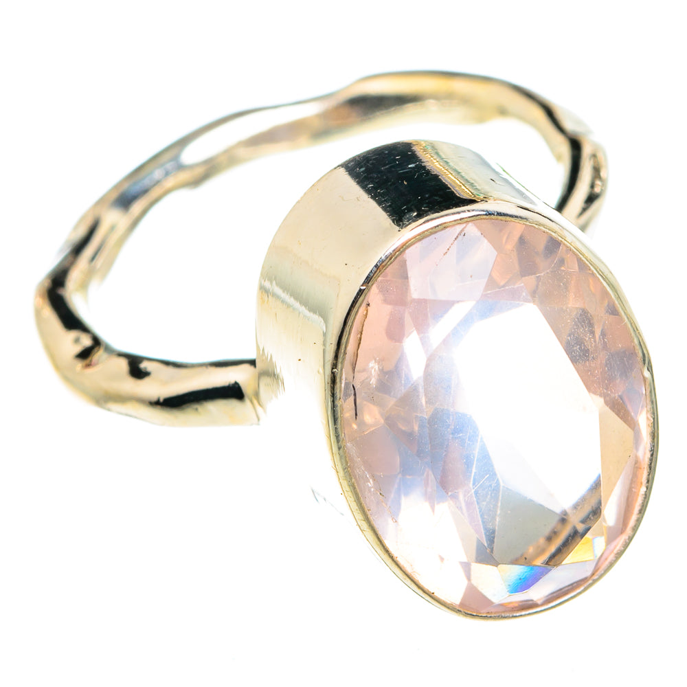 Rose Quartz Rings handcrafted by Ana Silver Co - RING77923