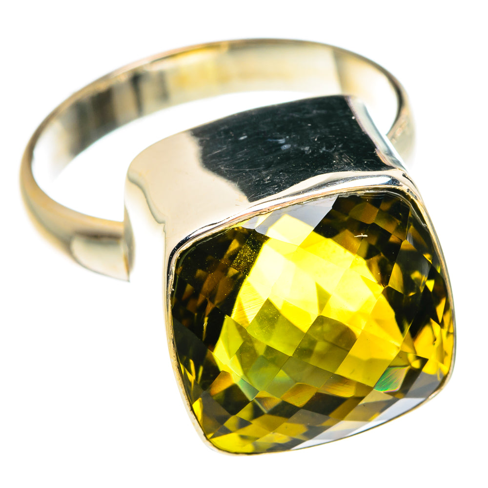 Olive Quartz Rings handcrafted by Ana Silver Co - RING77942