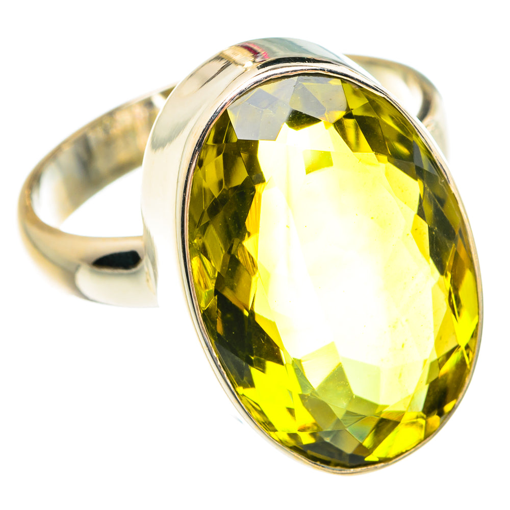 Olive Quartz Rings handcrafted by Ana Silver Co - RING77978