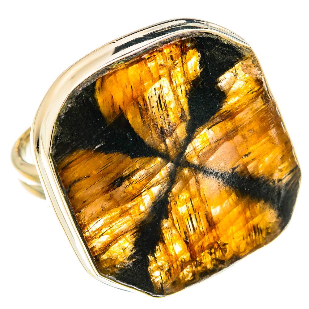 Chiastolite Rings handcrafted by Ana Silver Co - RING77996