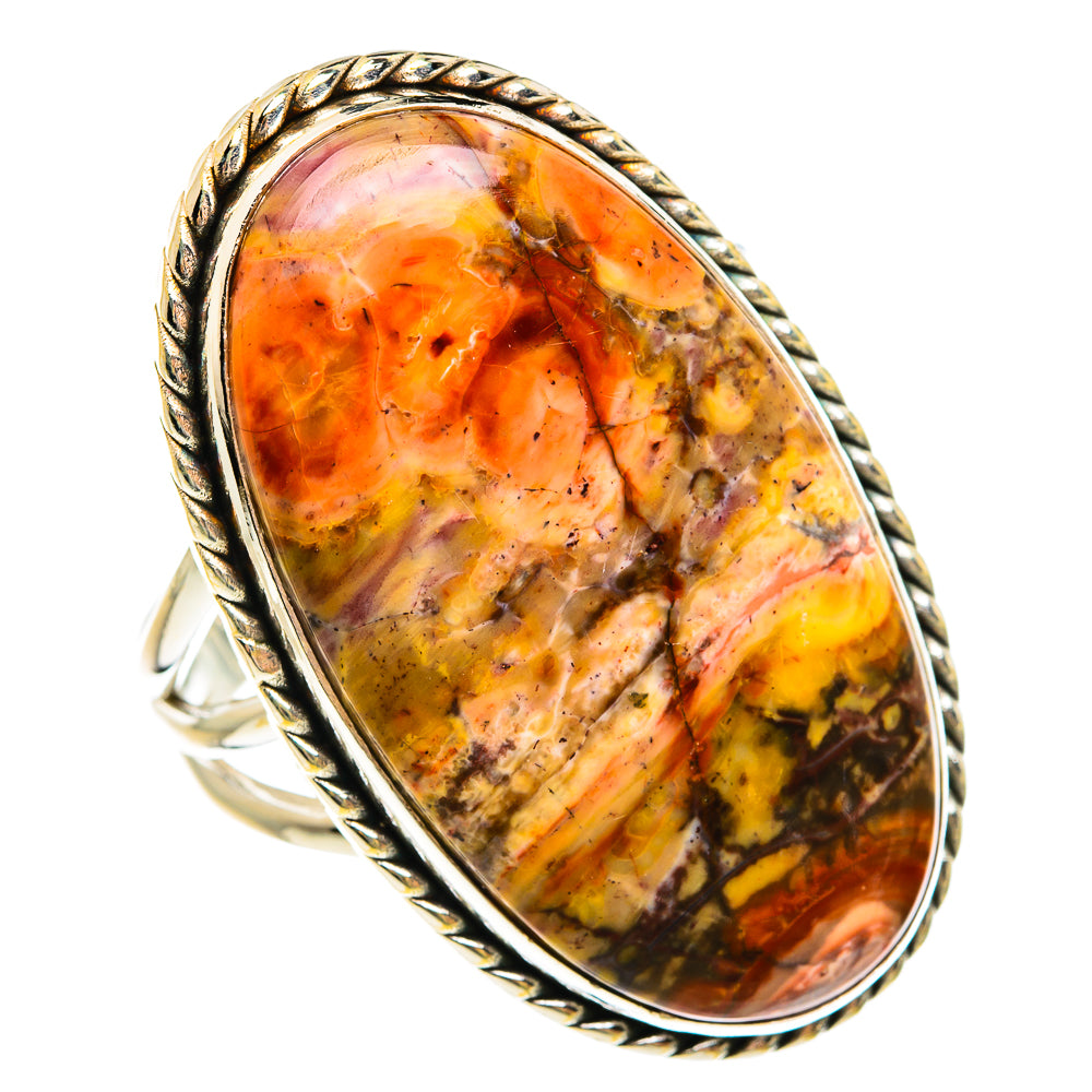 Poppy Jasper Rings handcrafted by Ana Silver Co - RING77998