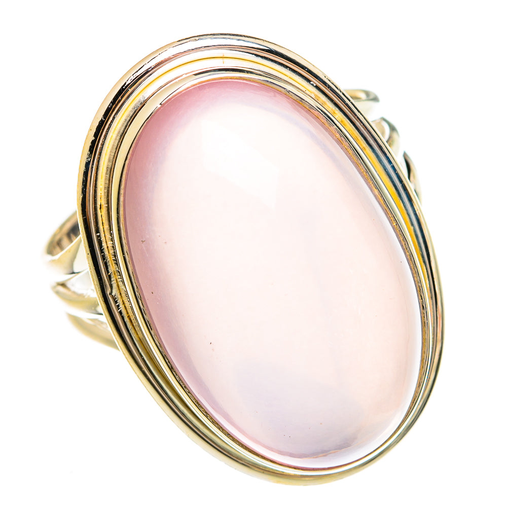 Rose Quartz Rings handcrafted by Ana Silver Co - RING78054