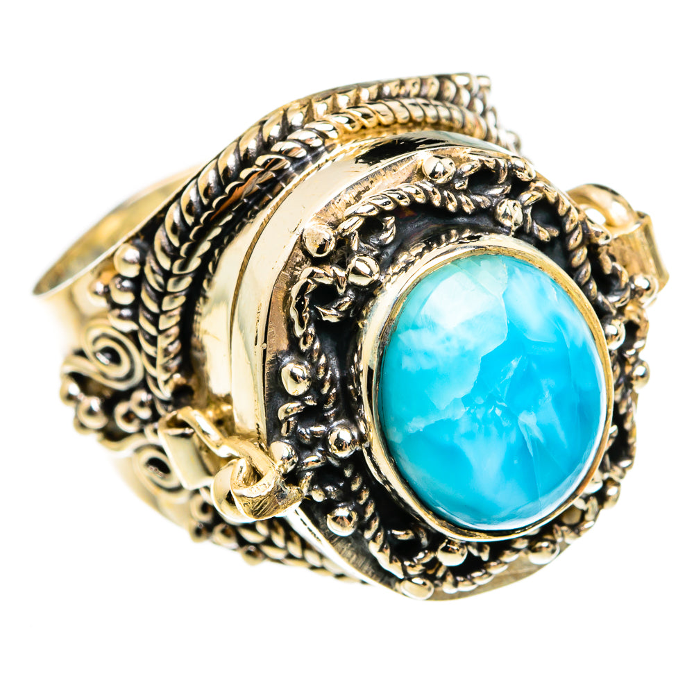 Larimar Rings handcrafted by Ana Silver Co - RING78069