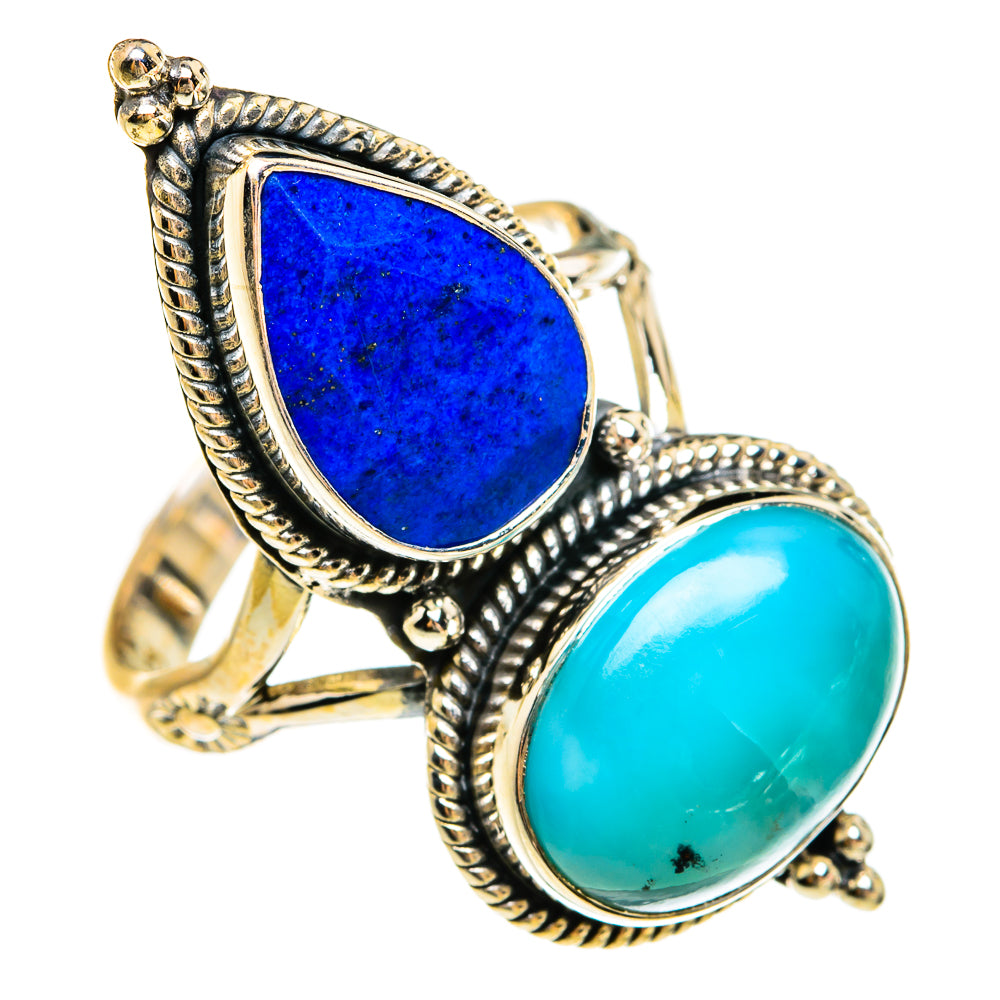 Larimar Rings handcrafted by Ana Silver Co - RING78075