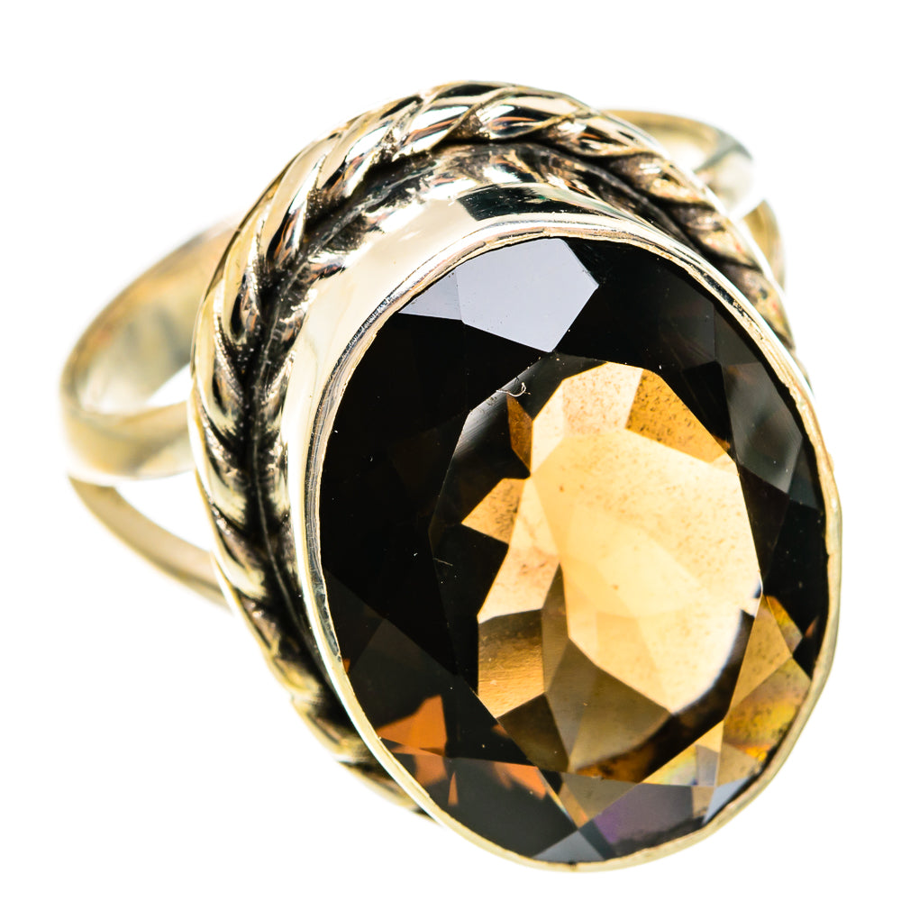 Smoky Quartz Rings handcrafted by Ana Silver Co - RING78083