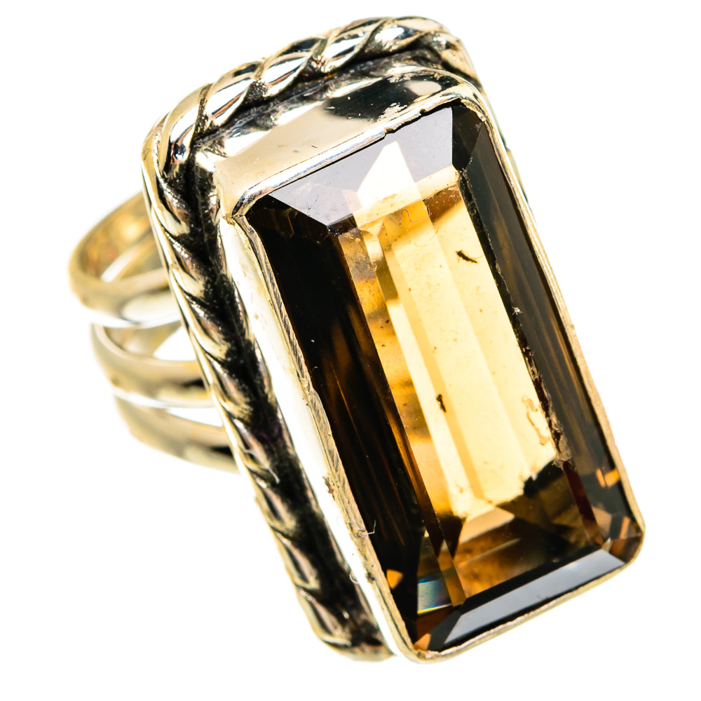 Smoky Quartz Rings handcrafted by Ana Silver Co - RING78084