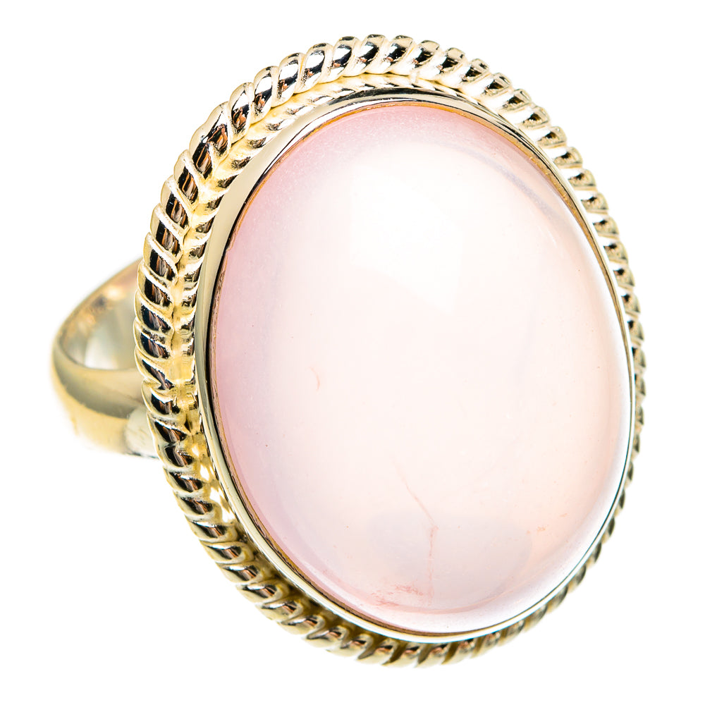 Rose Quartz Rings handcrafted by Ana Silver Co - RING78089