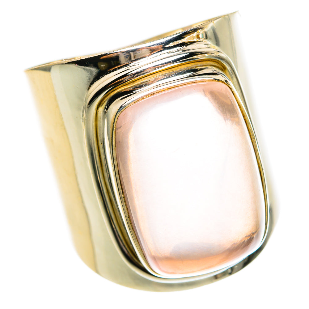 Rose Quartz Rings handcrafted by Ana Silver Co - RING78090