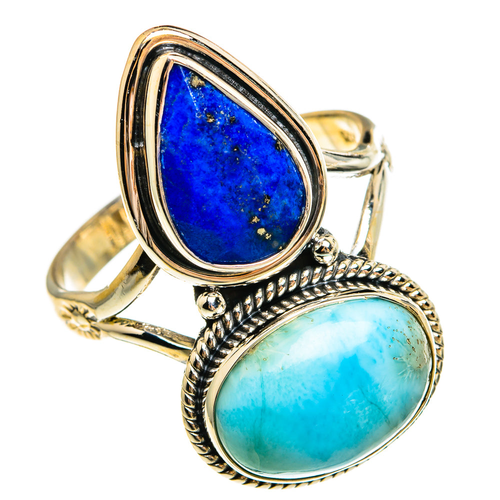 Lapis Lazuli Rings handcrafted by Ana Silver Co - RING78110