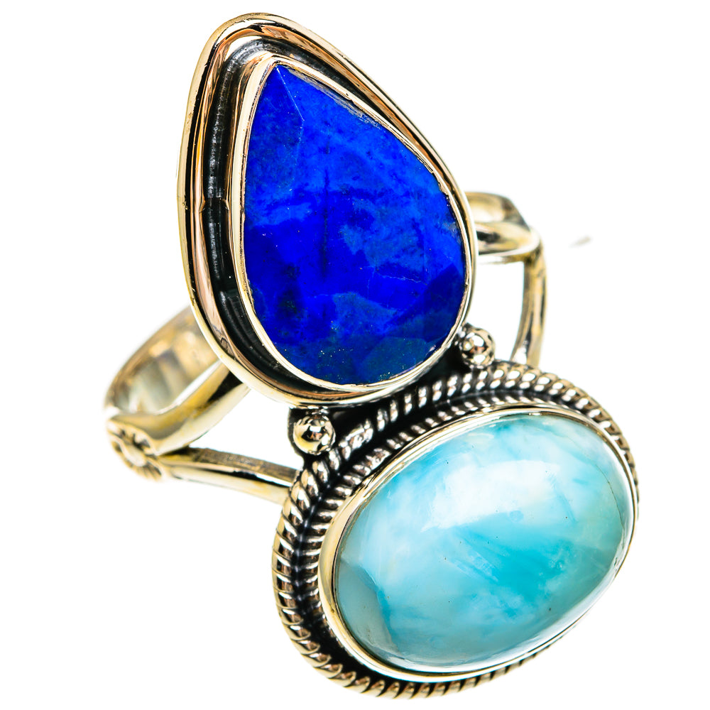 Larimar Rings handcrafted by Ana Silver Co - RING78147