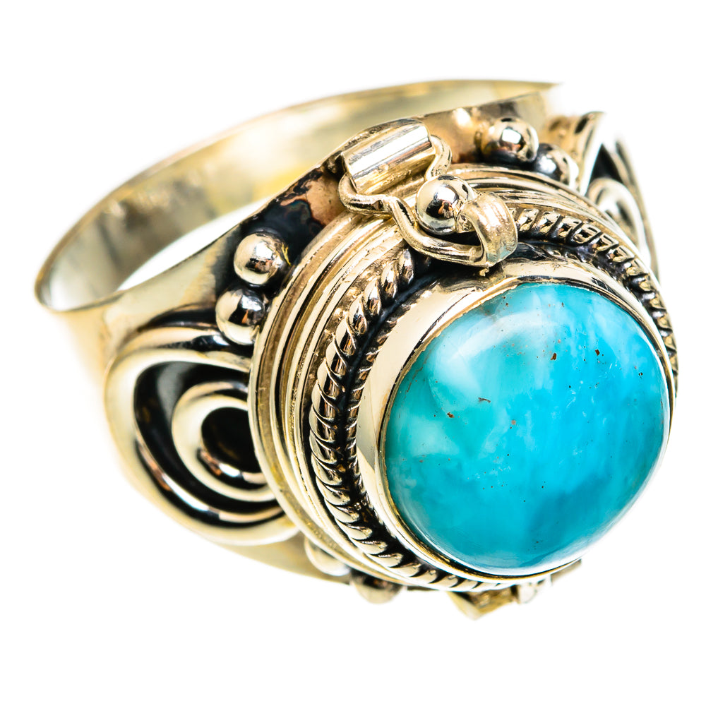 Larimar Rings handcrafted by Ana Silver Co - RING78149