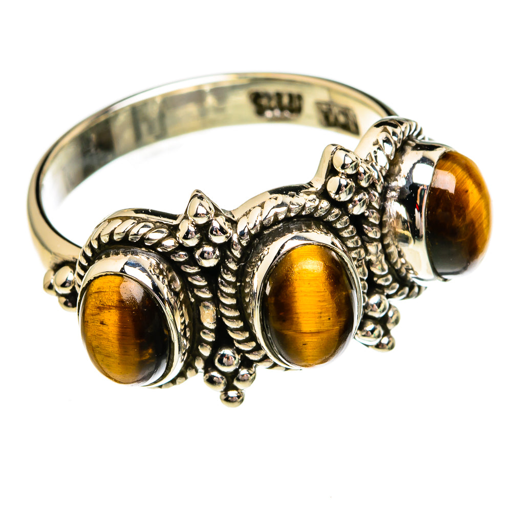 Tiger Eye Rings handcrafted by Ana Silver Co - RING78222