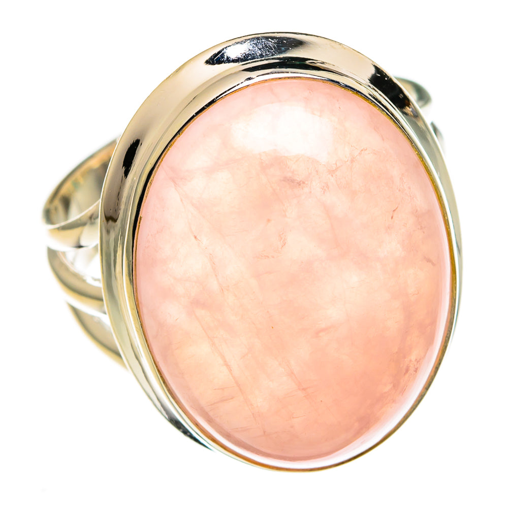 Rose Quartz Rings handcrafted by Ana Silver Co - RING78255