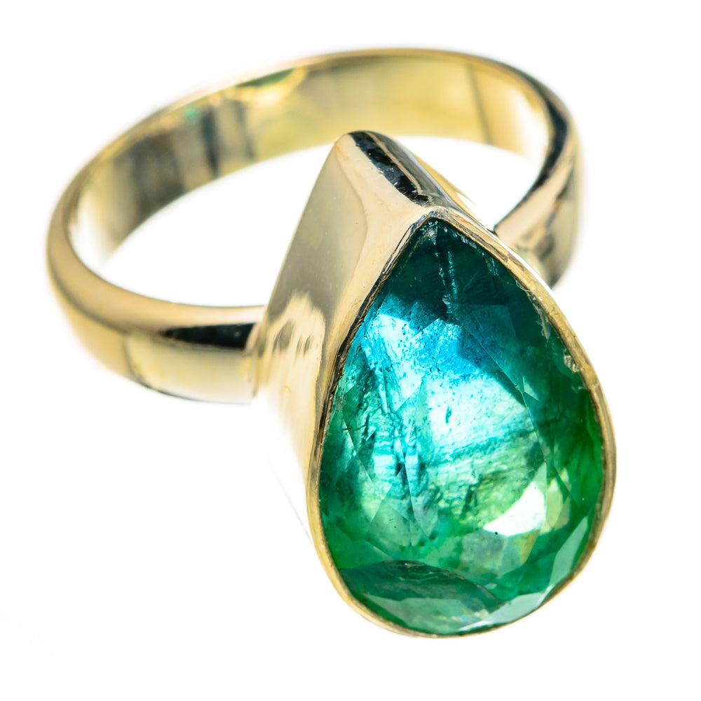Green Fluorite Rings handcrafted by Ana Silver Co - RING78330
