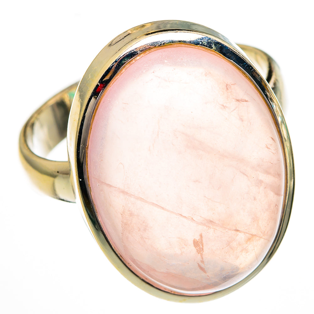 Rose Quartz Rings handcrafted by Ana Silver Co - RING78358