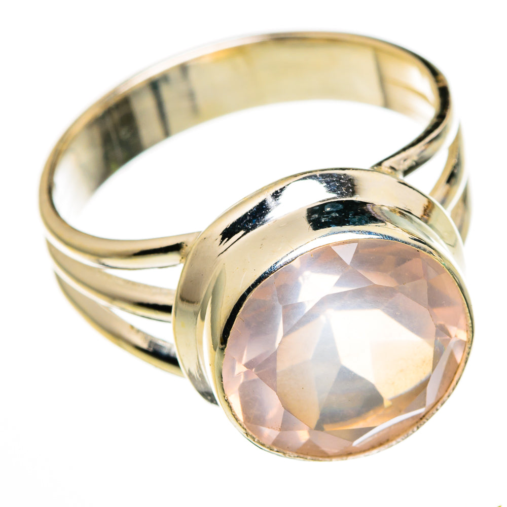 Rose Quartz Rings handcrafted by Ana Silver Co - RING78400