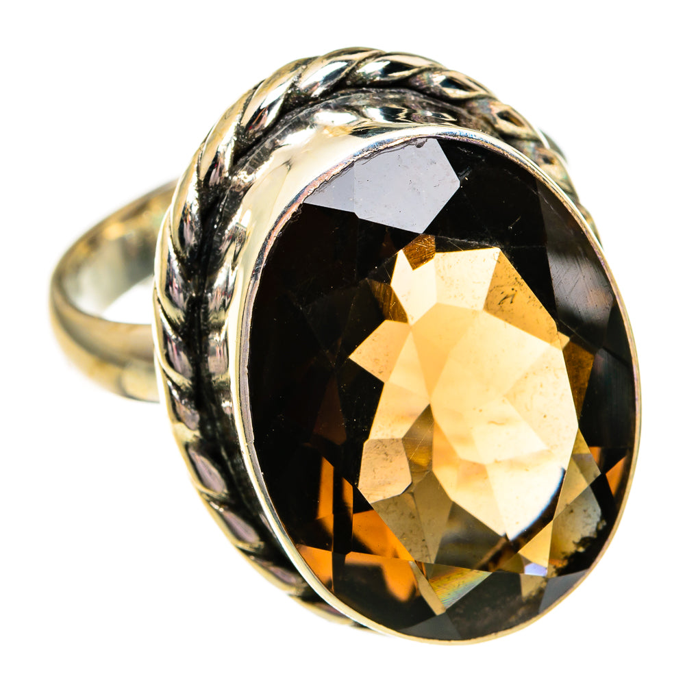 Smoky Quartz Rings handcrafted by Ana Silver Co - RING78507