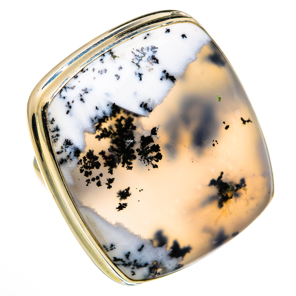 Dendritic Opal Rings handcrafted by Ana Silver Co - RING78523