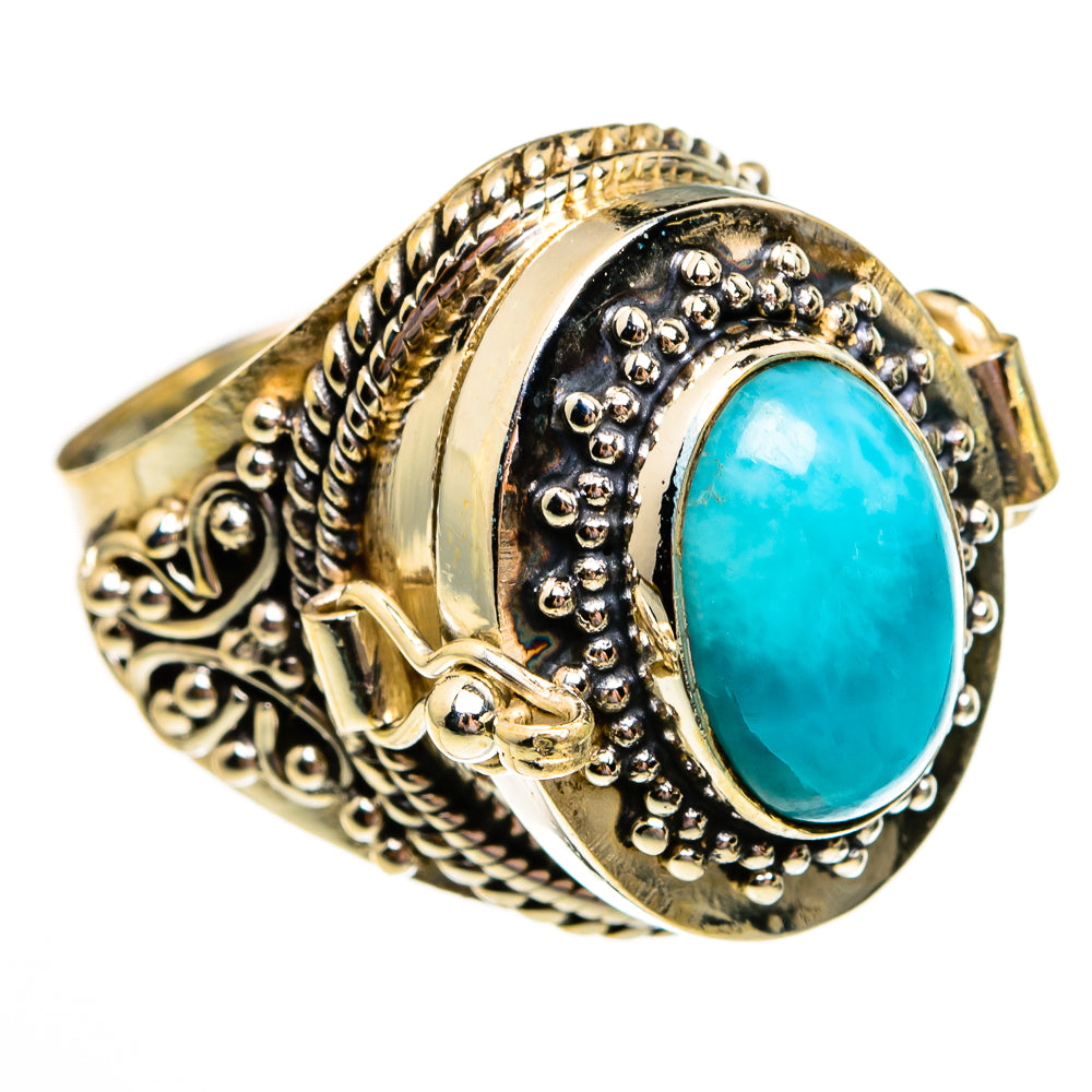 Larimar Rings handcrafted by Ana Silver Co - RING78570