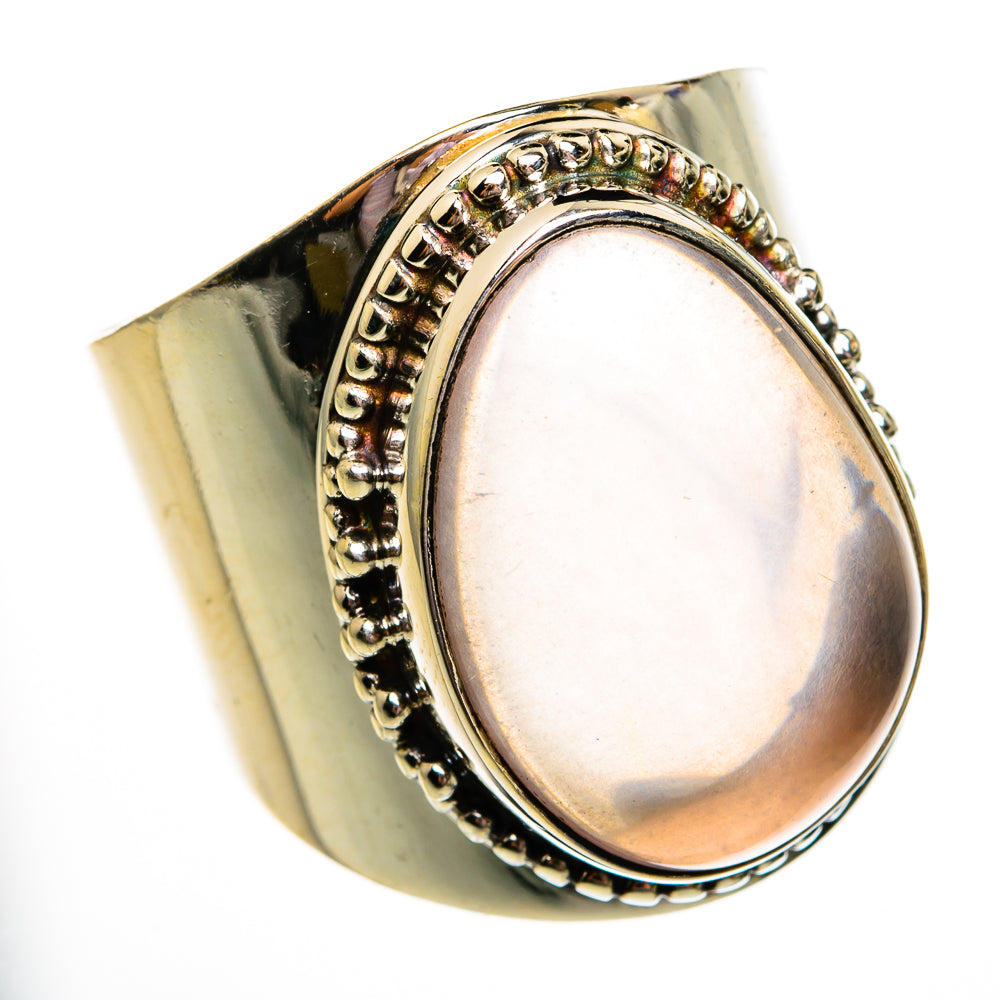 Rose Quartz Rings handcrafted by Ana Silver Co - RING78583