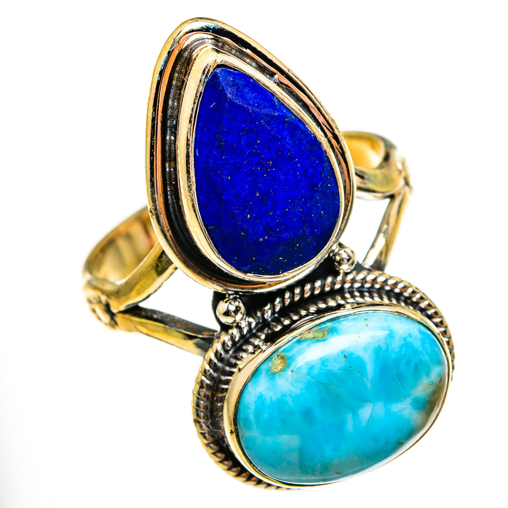 Larimar Rings handcrafted by Ana Silver Co - RING78600