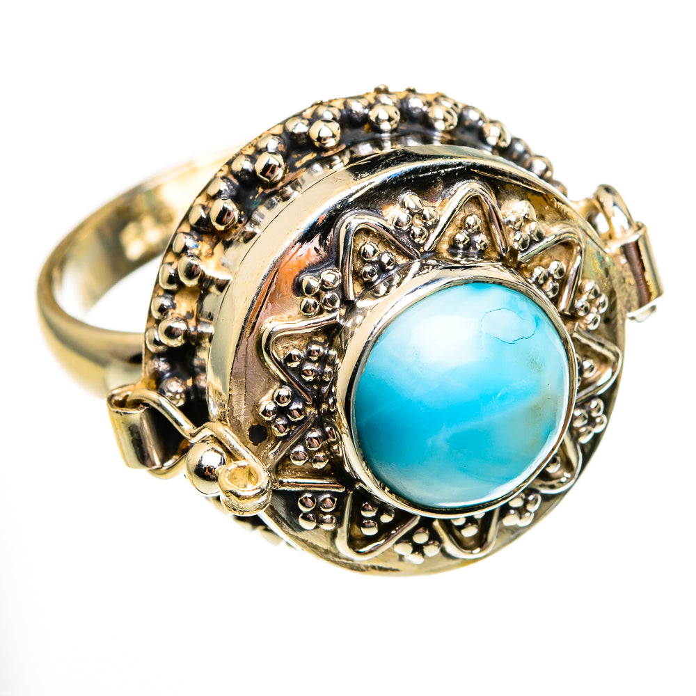Larimar Rings handcrafted by Ana Silver Co - RING78601