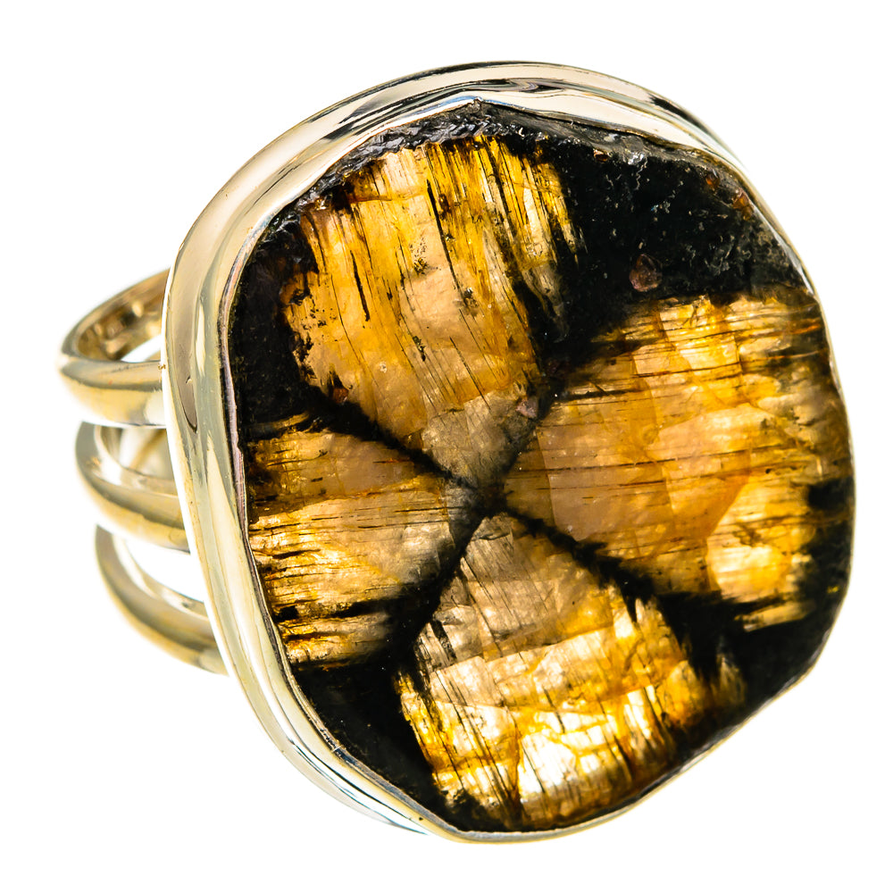 Chiastolite Rings handcrafted by Ana Silver Co - RING78630