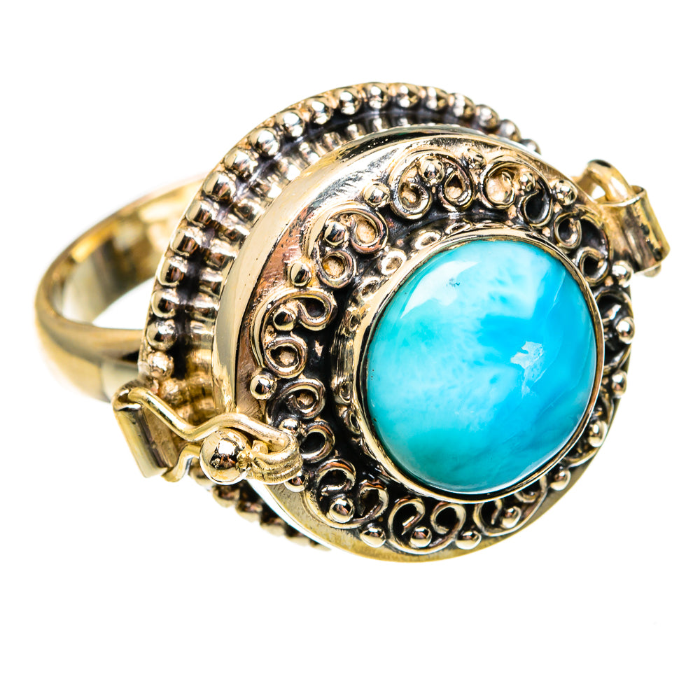 Larimar Rings handcrafted by Ana Silver Co - RING78670