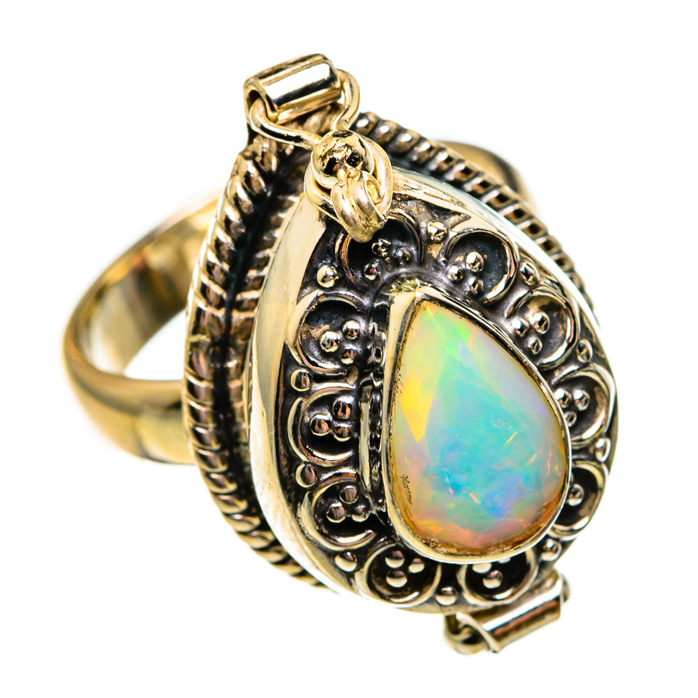 Ethiopian Opal Rings handcrafted by Ana Silver Co - RING78687