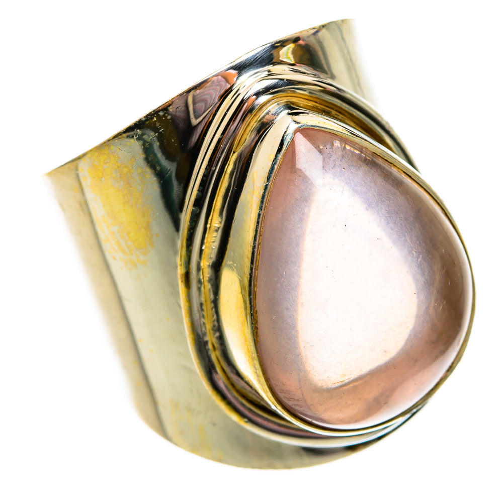 Rose Quartz Rings handcrafted by Ana Silver Co - RING78693
