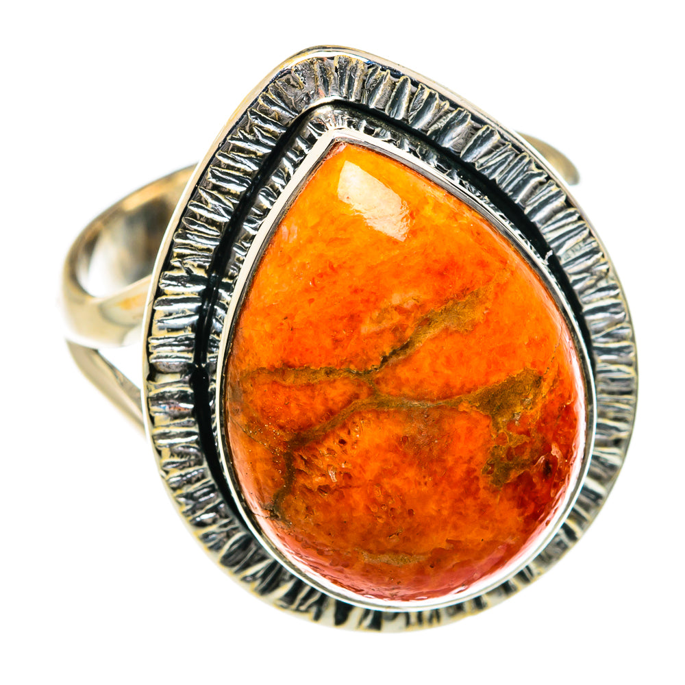 Sponge Coral Rings handcrafted by Ana Silver Co - RING78810
